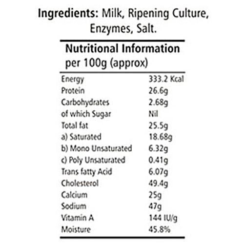 Akshayakalpa Cheese - Organic, Mozzarella/ Pizza Cheese, 200 g  