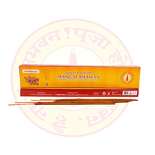 Mangal Bhavan Agarbatti - Sandalwood, 25 g  Handmade