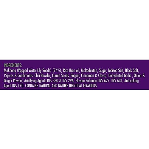 Whistle Roasted Makhana - Desi Chaat, 60 g  Gluten Free, Vegan