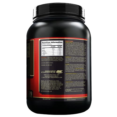Buy Optimum Nutrition Whey Protein Powder - 100%, Double ...