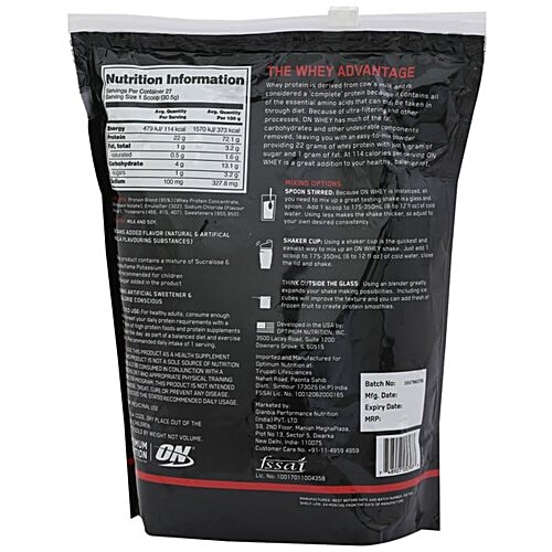 Buy Optimum Nutrition Whey Protein Powder Vanilla Online at Best