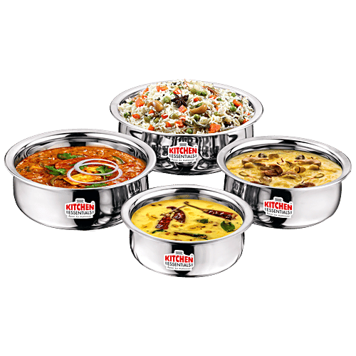 Buy Kitchen Essentials Stainless Steel Handi Flat Bottom Online at