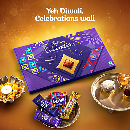 Cadbury Celebrations Assorted Chocolate Gift Pack, 141.68 g Perfect Gift for Special Occasions, Premium Collection of Cadbury Chocolates