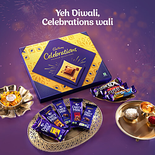 Cadbury Celebrations Premium Selections Assorted Chocolate Gift Pack, 247 g  Perfect for Gifting on Every Occasion, Premium Collection of Cadbury Chocolates