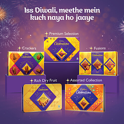 Cadbury Celebrations Premium Selections Assorted Chocolate Gift Pack, 247 g  Perfect for Gifting on Every Occasion, Premium Collection of Cadbury Chocolates