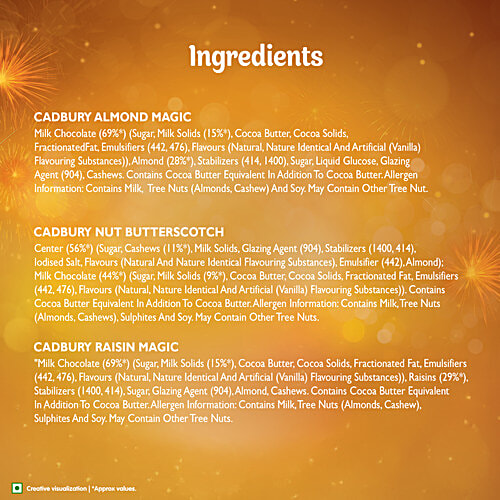 Cadbury Celebrations Rich Dry Fruit Collection Chocolate Gift Pack, 177 g Perfect for Gifting on Every Occasion, Premium Collection of Cadbury Chocolate