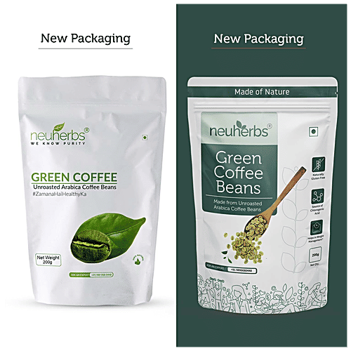 Buy Neuherbs Green Coffee Beans Unroasted Arabica Online at Best