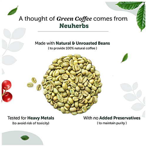 Buy Neuherbs Green Coffee Beans Unroasted Arabica Online at Best
