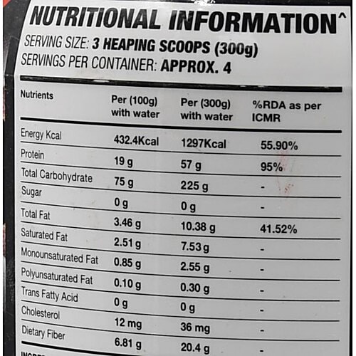 IN2 Mass Gainer - Rich Chocolate, 1.2 kg  Prevention Of Catabolism