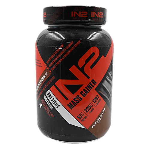 IN2 Mass Gainer - Rich Chocolate, 1.2 kg  Prevention Of Catabolism