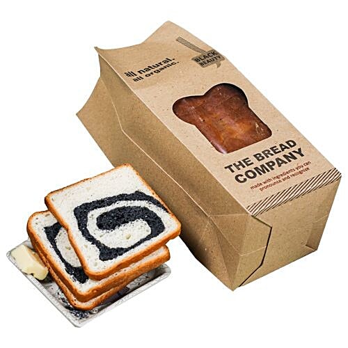 The Bread Company Natural & Organic Bread - Black Beauty, 400 g  