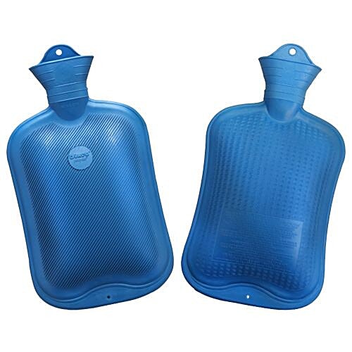 Dimpu Poop-Cee Hot Water Rubber Bag - One Side Ribbed, 1 L  