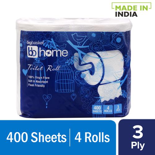 Home Kitchen Toilet Tissue 10 Rolls Toilet Paper,Smooth Soft Professional Series Premium 3-Ply Toilet Paper 