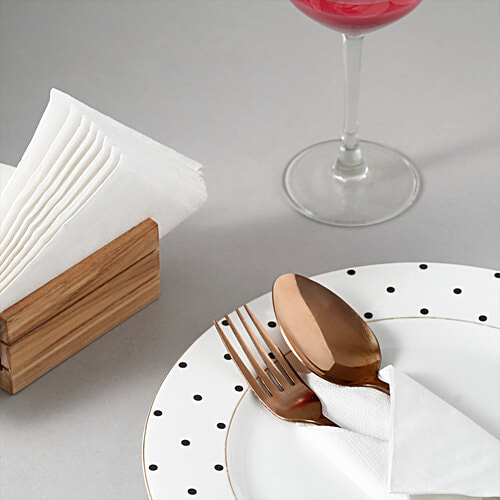 bb home Dinner Tissue Napkins - 2 Ply, Large, 33 cm x 33 cm, 50 pulls  100% Virgin Pulp