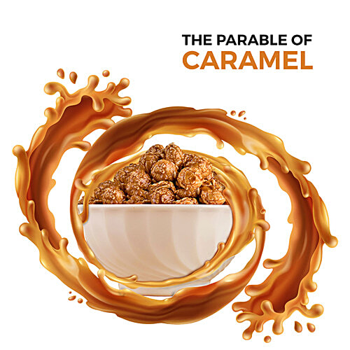 4700BC Himalayan Salt Caramel Gourmet Popcorn, 125 g Tin Zero Cholesterol