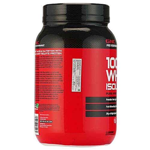 Buy GNC Whey Protein 100, Isolate, Vanilla Online at Best Price