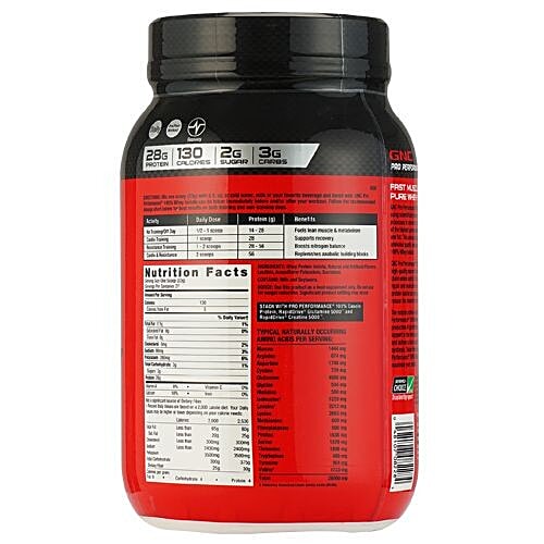 Buy GNC Whey Protein 100, Isolate, Vanilla Online at Best Price