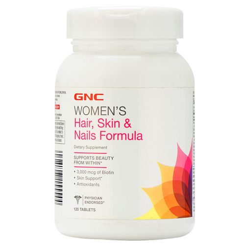 Buy GNC Dietary Supplement - Hair Skin & Nails Formula, For Women Online at  Best Price of Rs 3499 - bigbasket