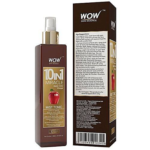 Buy Wow Skin Science 10In1 Miracle Apple Cider Vinegar Mist Tonic