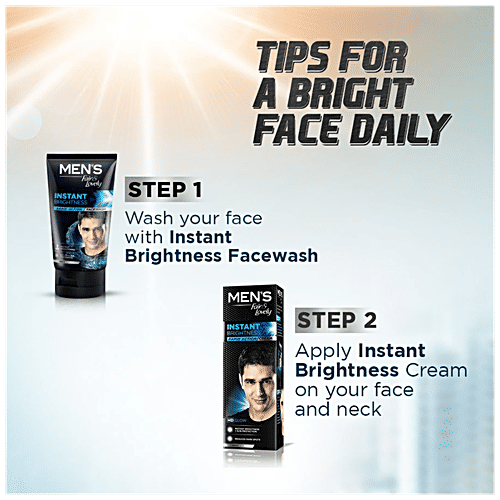 Fair & Lovely  Instant Brightness Cream 2X Sun Protection, 25 g  Does Not Contain Any Bleach or Bleaching Agents