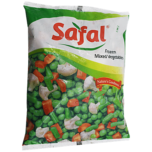 Safal Frozen - Mixed Vegetables, 1 kg Pouch 