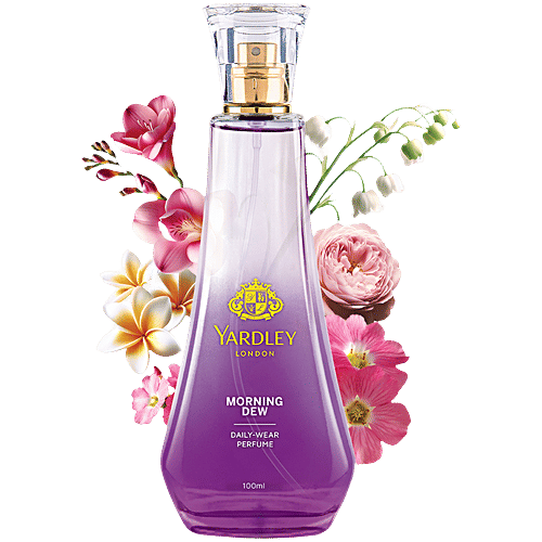 Yardley London Morning Dew Daily Wear Perfume for Women| Floral Scent, 100 ml  Daily Wear Perfume