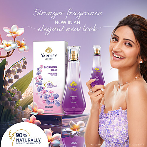 Yardley London Morning Dew Daily Wear Perfume for Women| Floral Scent, 100 ml  Daily Wear Perfume