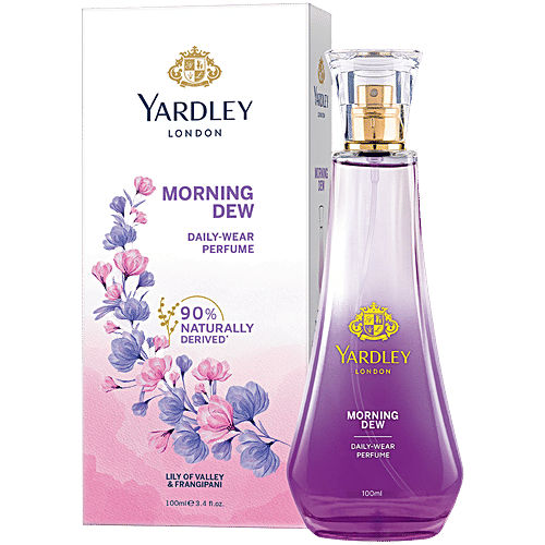 Yardley London Morning Dew Daily Wear Perfume for Women| Floral Scent, 100 ml  Daily Wear Perfume