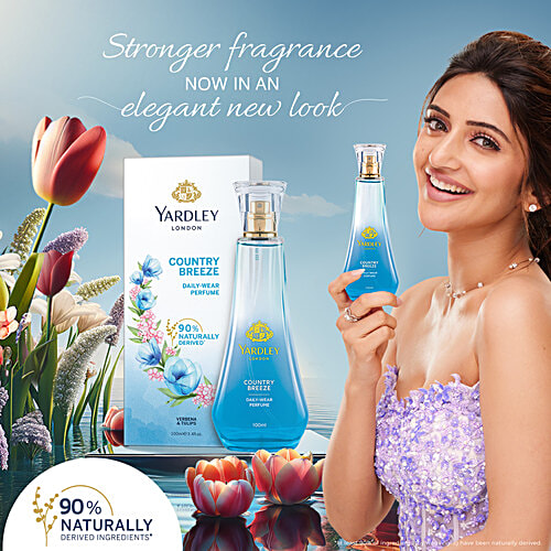 Yardley London Country Breeze Daily Wear Perfume for Women| Fruity Scent, 100 ml Daily Wear Perfume