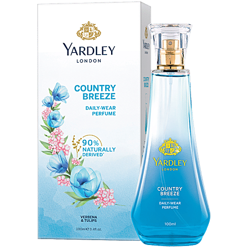 Yardley London Country Breeze Daily Wear Perfume for Women| Fruity Scent, 100 ml Daily Wear Perfume