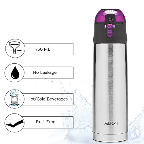 Milton Flask - Thermosteel, Insulated, Purple, Crown, 900 ml  