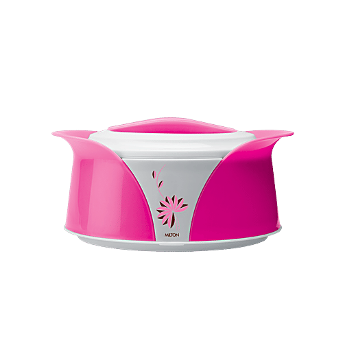 Milton Insulated Plastic Casserole For Roti/Chapati - Pink, Imperial, 1.5 L  