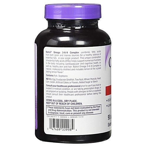 Buy Natrol Softgels Omega 369, Complex Online at Best Price of Rs