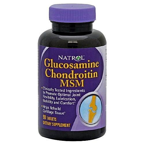 Buy Natrol Tablets Glucosamine, Chondroitin & MSM Online at Best