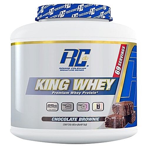 Buy RONNIE COLEMAN Whey Protein King, Chocolate Brownie Online at Best Price of Rs 6499