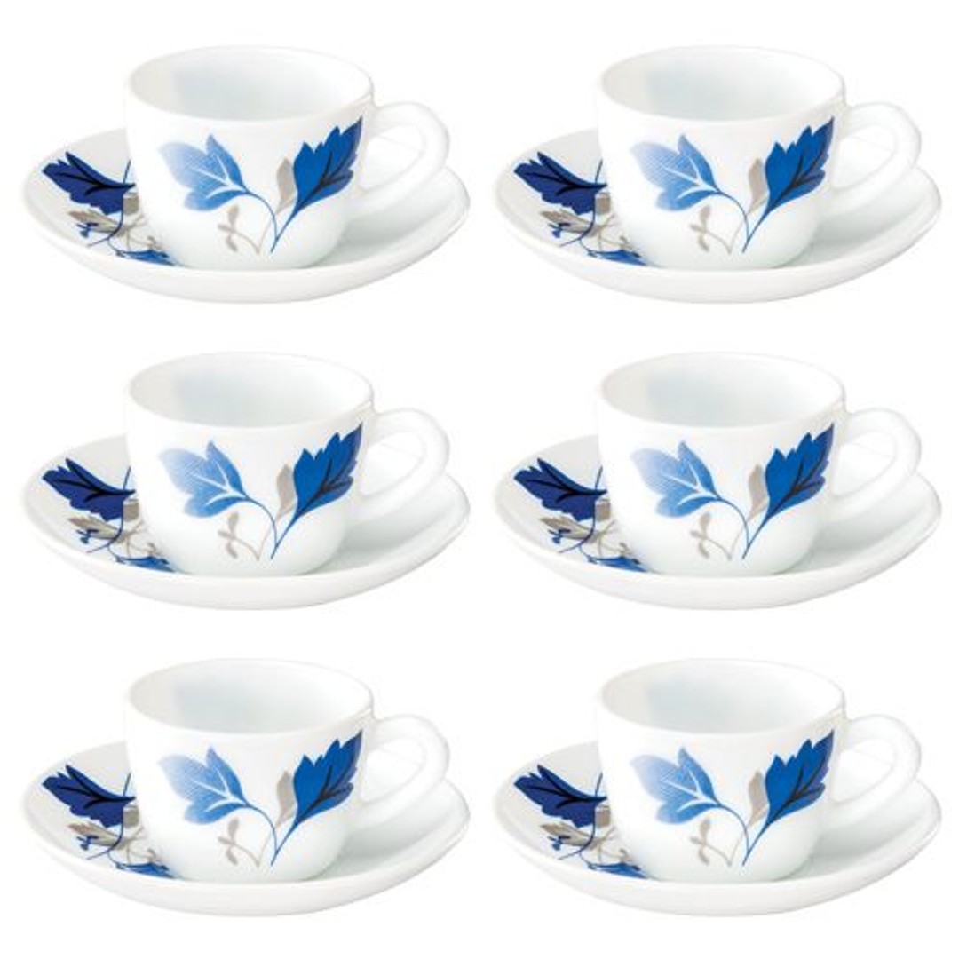 Buy Larah by Borosil Chai/Cups & Saucers Ageria, HT12CS14AGE1 Online