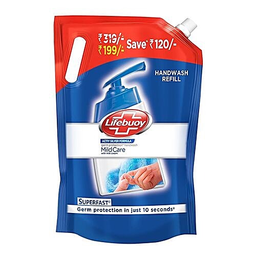 Lifebuoy Handwash - Mild Care, 1.5 L  