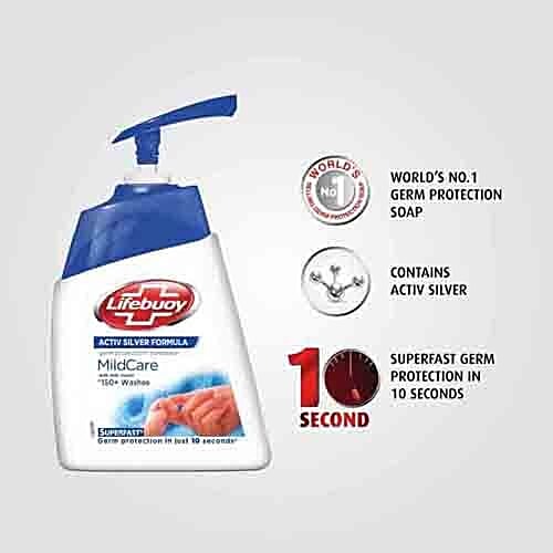 Lifebuoy Handwash - Mild Care, 1.5 L  