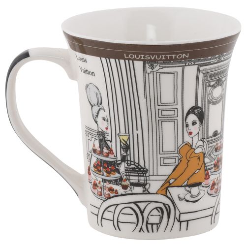 Rslee Chai / Coffee/ Tea-Milk Mug - Women, Louis Vuitton, Print, 350 ml