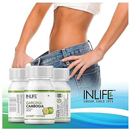 Buy Inlife Supplement Garnicia Cambogia Extract, Weight Loss, 60 HCA