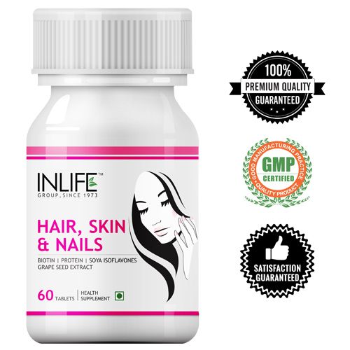 Buy INLIFE Supplement - Hair Skin & Nails, With Biotin Online at Best Price  of Rs 900 - bigbasket