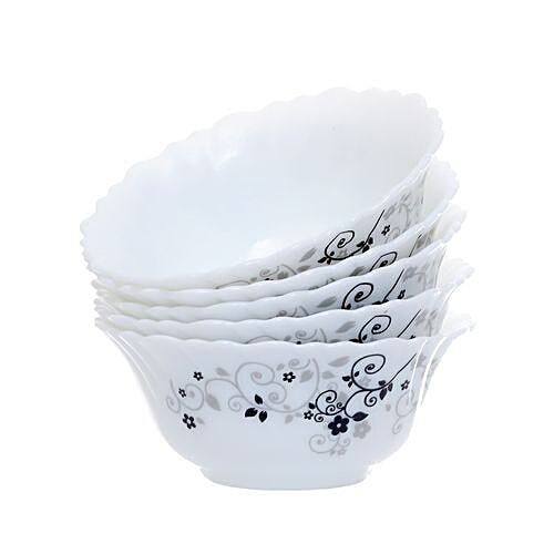 Buy Laopala Diva Opalware Classique Vegetable Bowl Set Mystrio Black