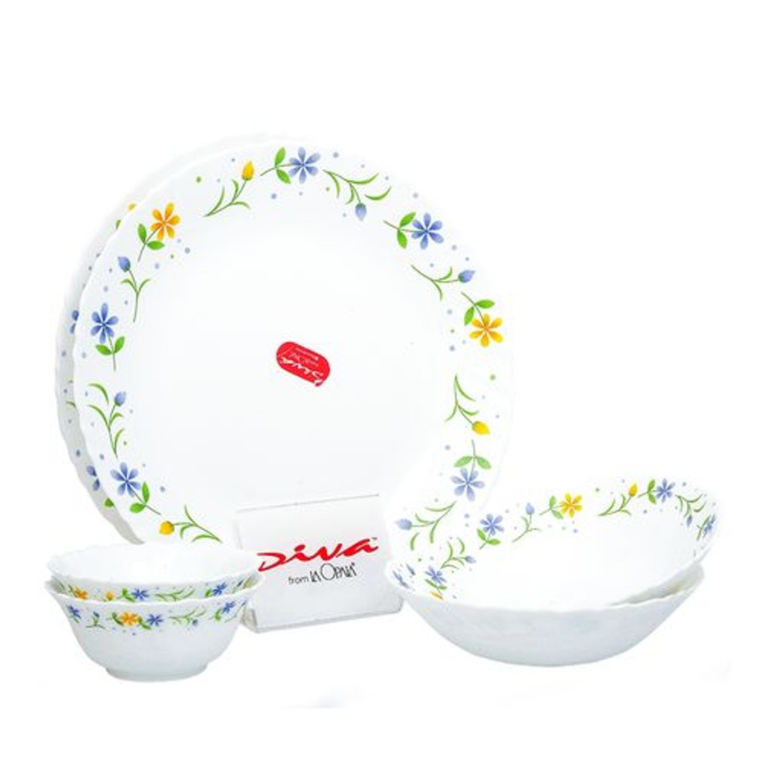 Buy Laopala Diva Opalware Classique Dinner Set Twilight Bouquet Online at Best Price of Rs 695