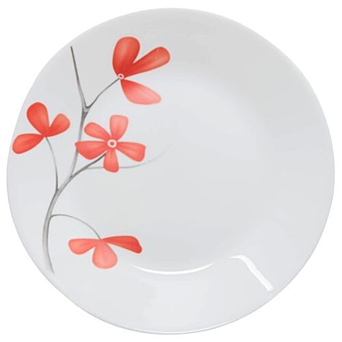 Laopala Diva Dinner Set - Opalware, Cherry Petal, Ivory Collection, White, 19 pcs  Microwave Safe, Dishwasher Safe & Stain Resistant