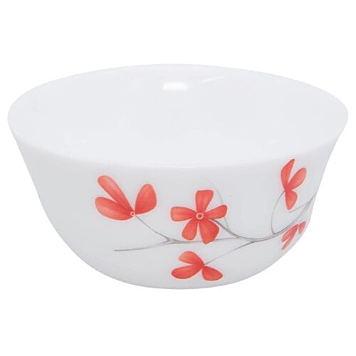 Laopala Diva Dinner Set - Opalware, Cherry Petal, Ivory Collection, White, 19 pcs  Microwave Safe, Dishwasher Safe & Stain Resistant