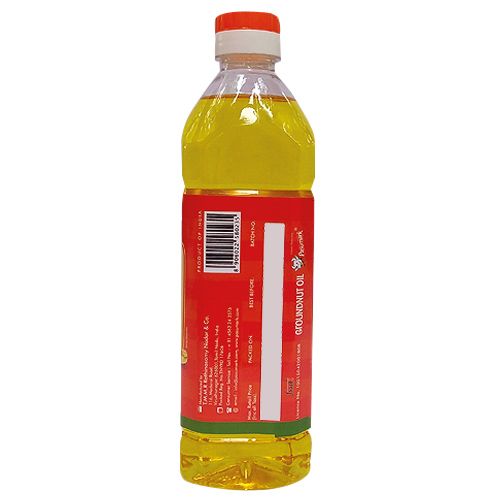 Pasumark Oil - Groundnut, Chekku, Mara, 500 ml Pet Bottle 