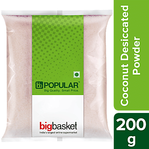 bb Popular Coconut Powder - Desiccated, 200 g  