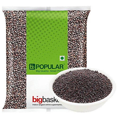bb Popular Black Mustard/Sarso/Rai - Big, 100 g  