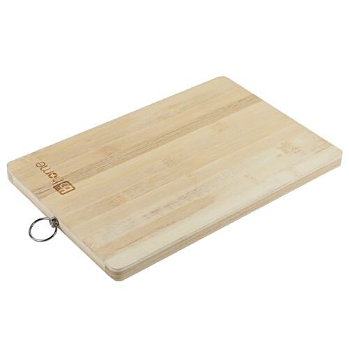 BB Home Chopping-Cutting Board - Bamboo Wood, Steel Hook, BH 040, 1 pc  