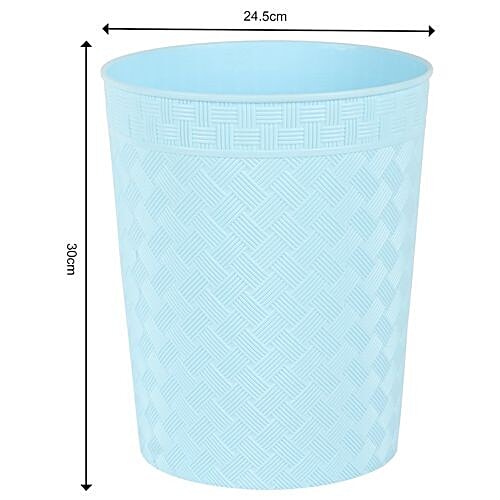 ChenYing Plastic Dustbin/Basket - Pastel Blue, BB 622 1, 11 L  